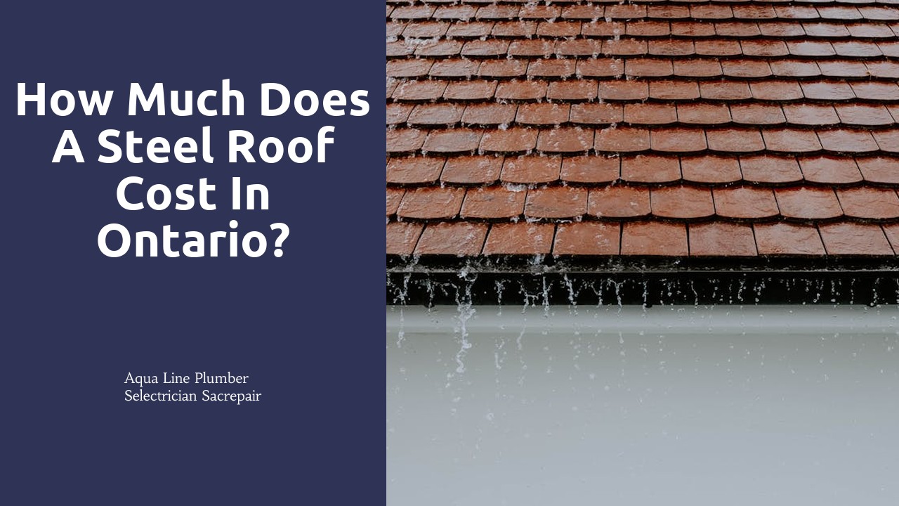 How much does a steel roof cost in Ontario?